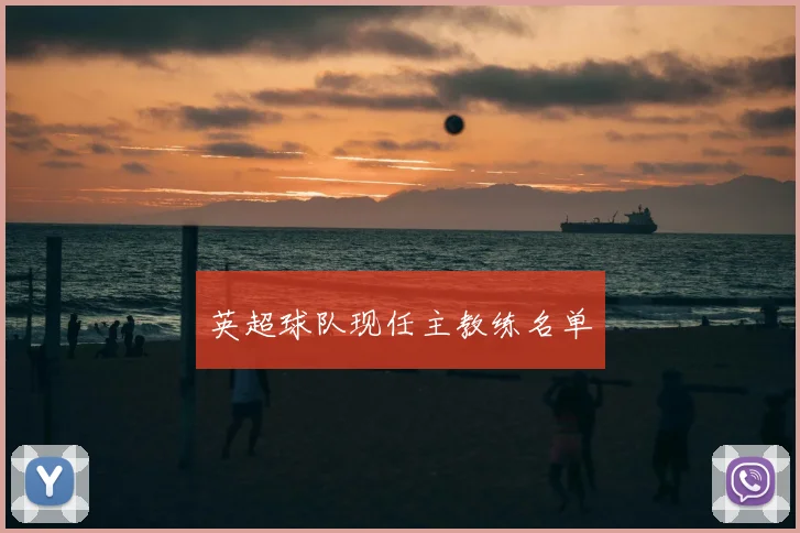 英超球队现任主教练名单